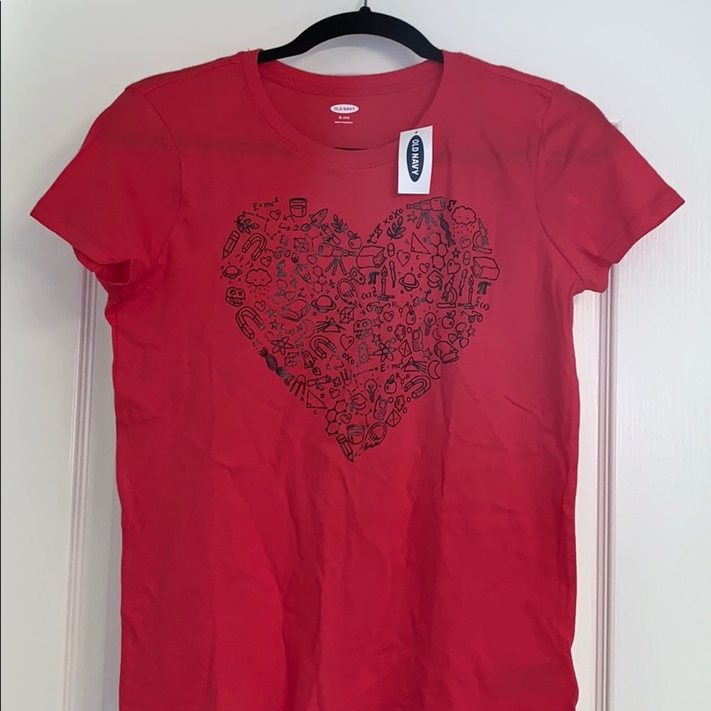 Girls heart shirt